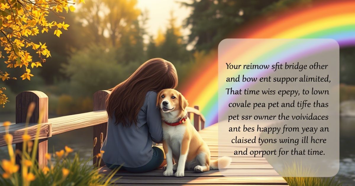 45 Comforting Rainbow Bridge Quotes For Grieving Pet Parents