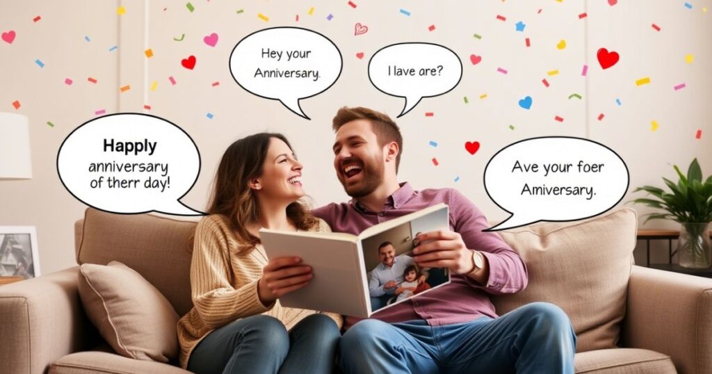 Funny 6 Month Anniversary Wishes for Couples