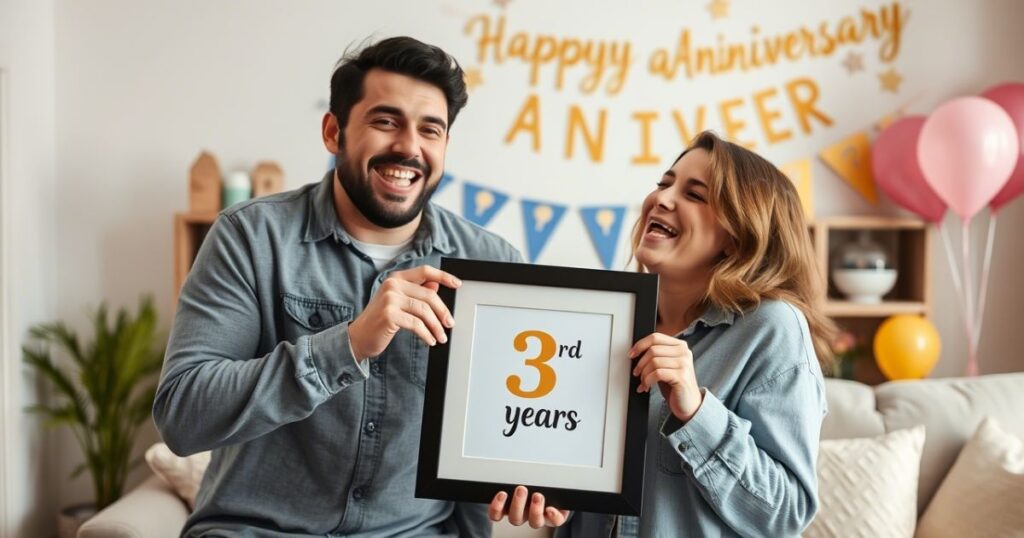 Funny 3-Year Anniversary Wishes for Husband