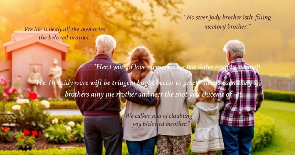 Uplifting Sympathy Quotes About Remembering a Brother